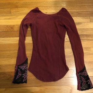 Free People thermal long sleeve